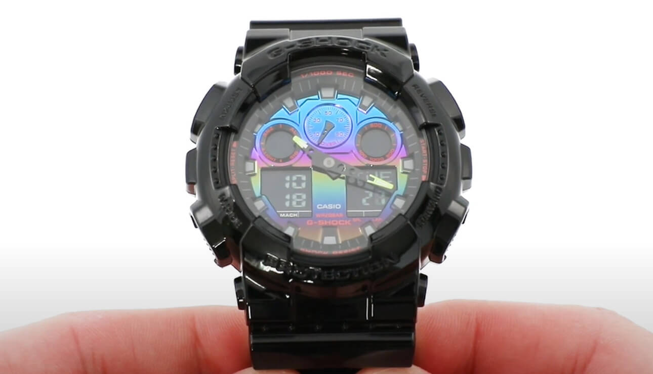 RGB Themed Watch? Casio G-Shock GA100RGB-1 Garish Rainbow Gamers