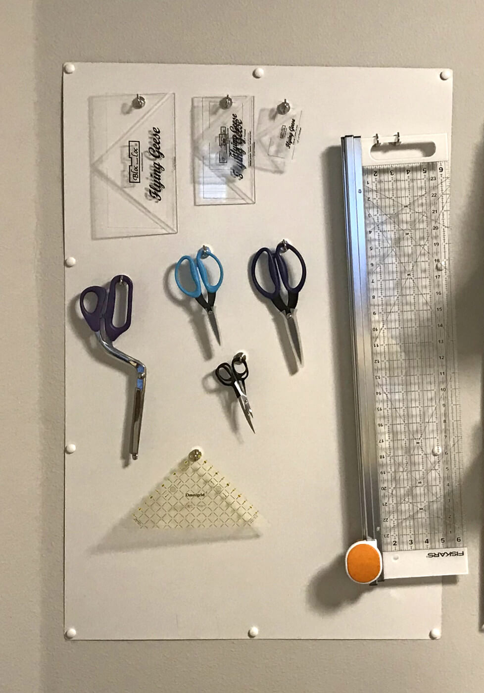 magnetic wall storage board