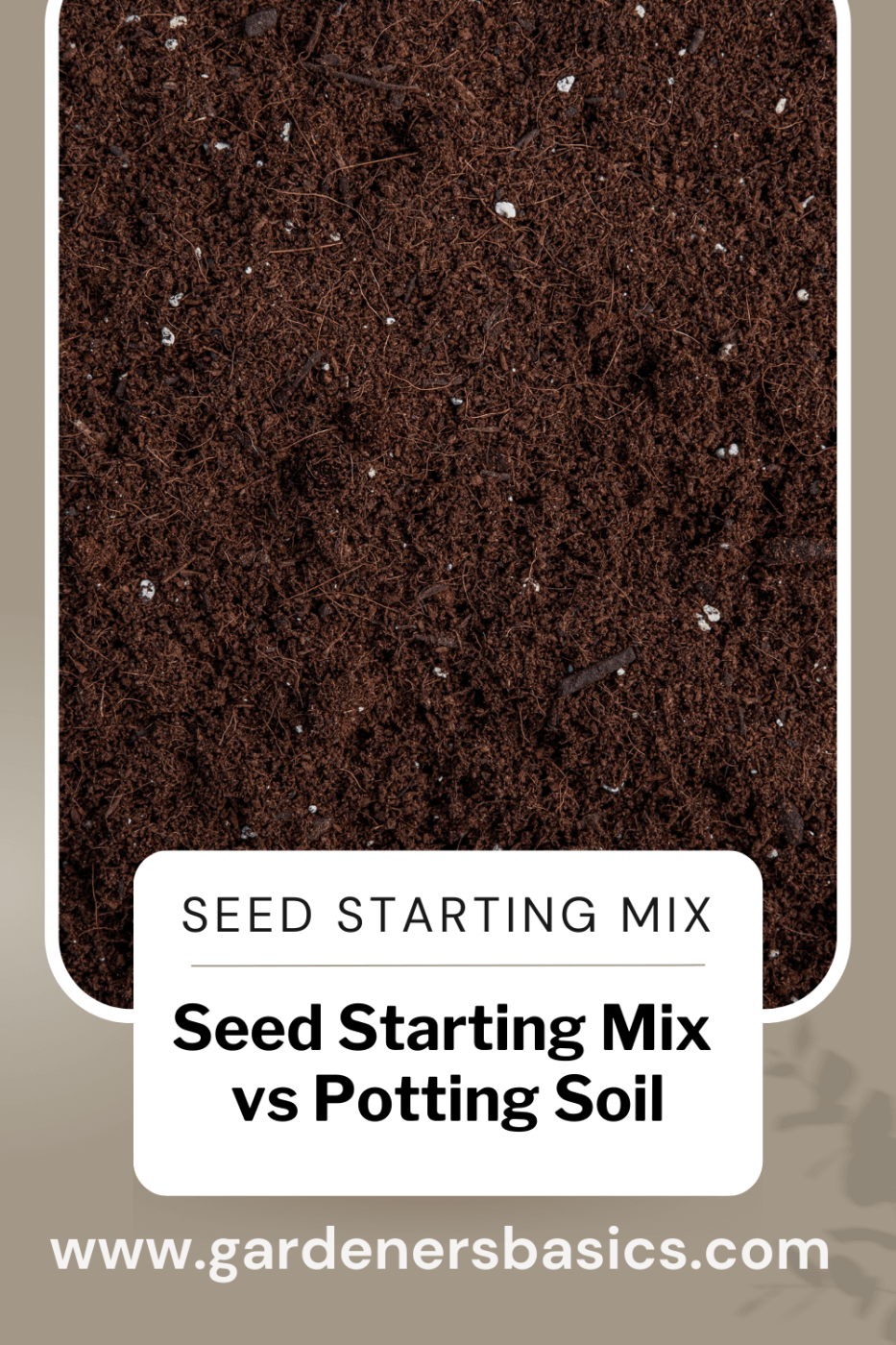 seed starting mix