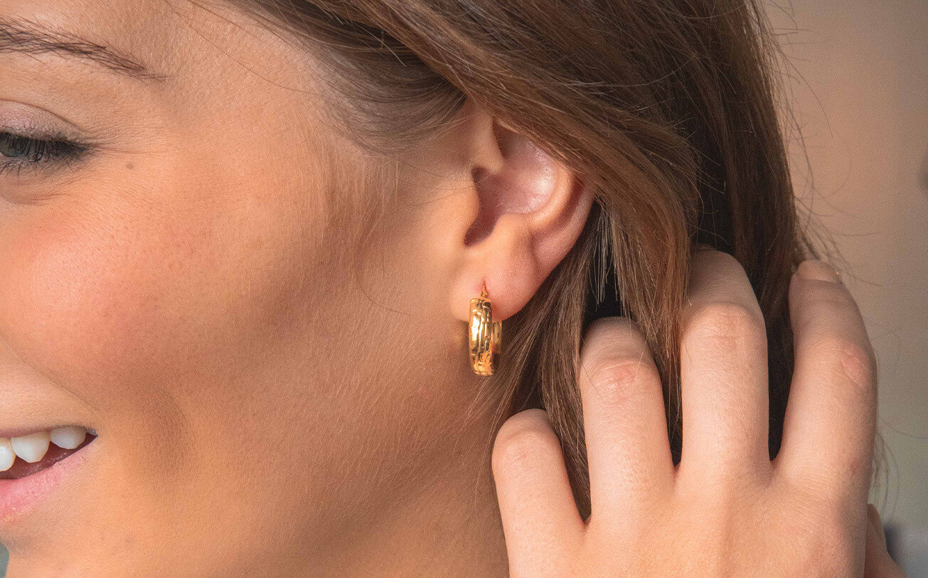 Classic, Chic Hoop Earring for Work Wear or Date Night | Jewelry  essentials, Versatile jewelry, Sterling silver post earrings