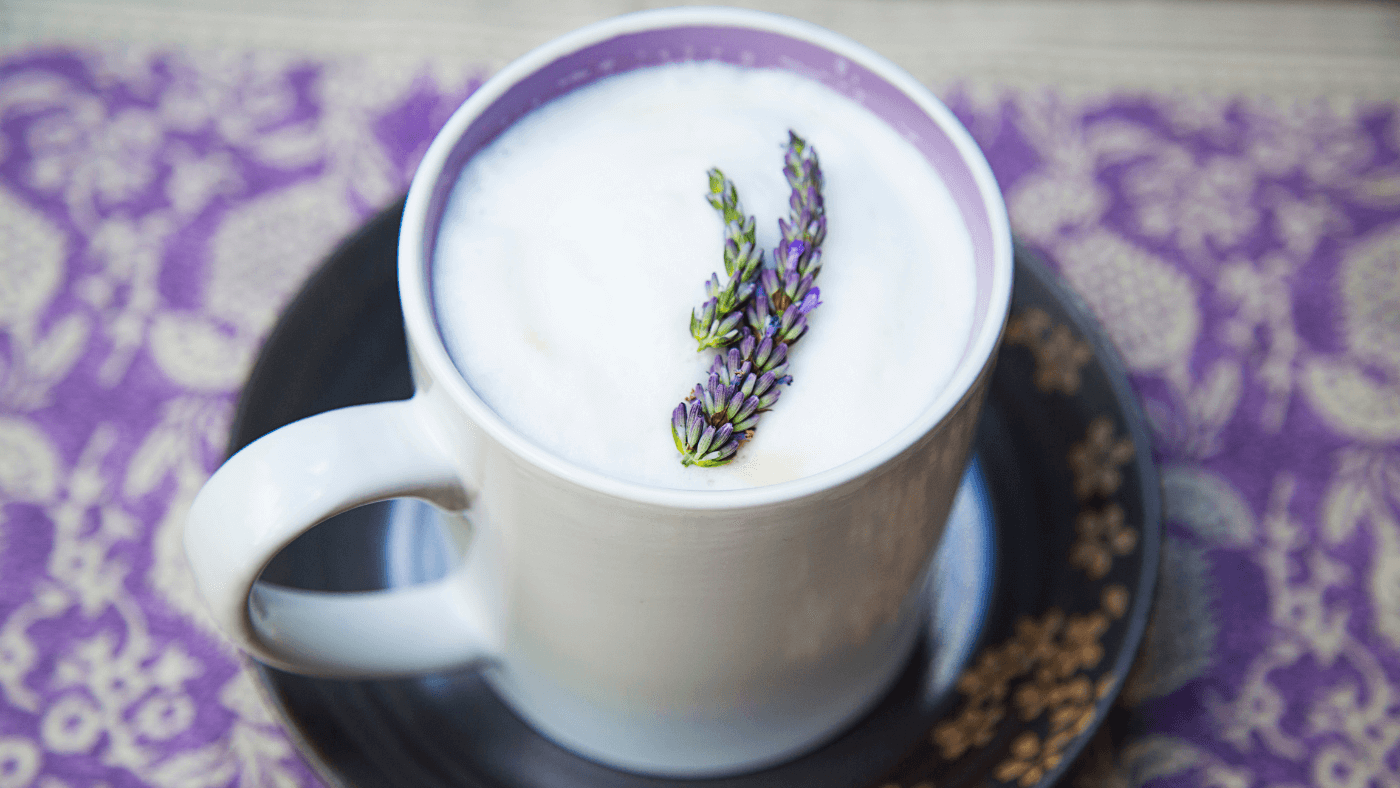 Blue Lavender Superfood Latte Recipe