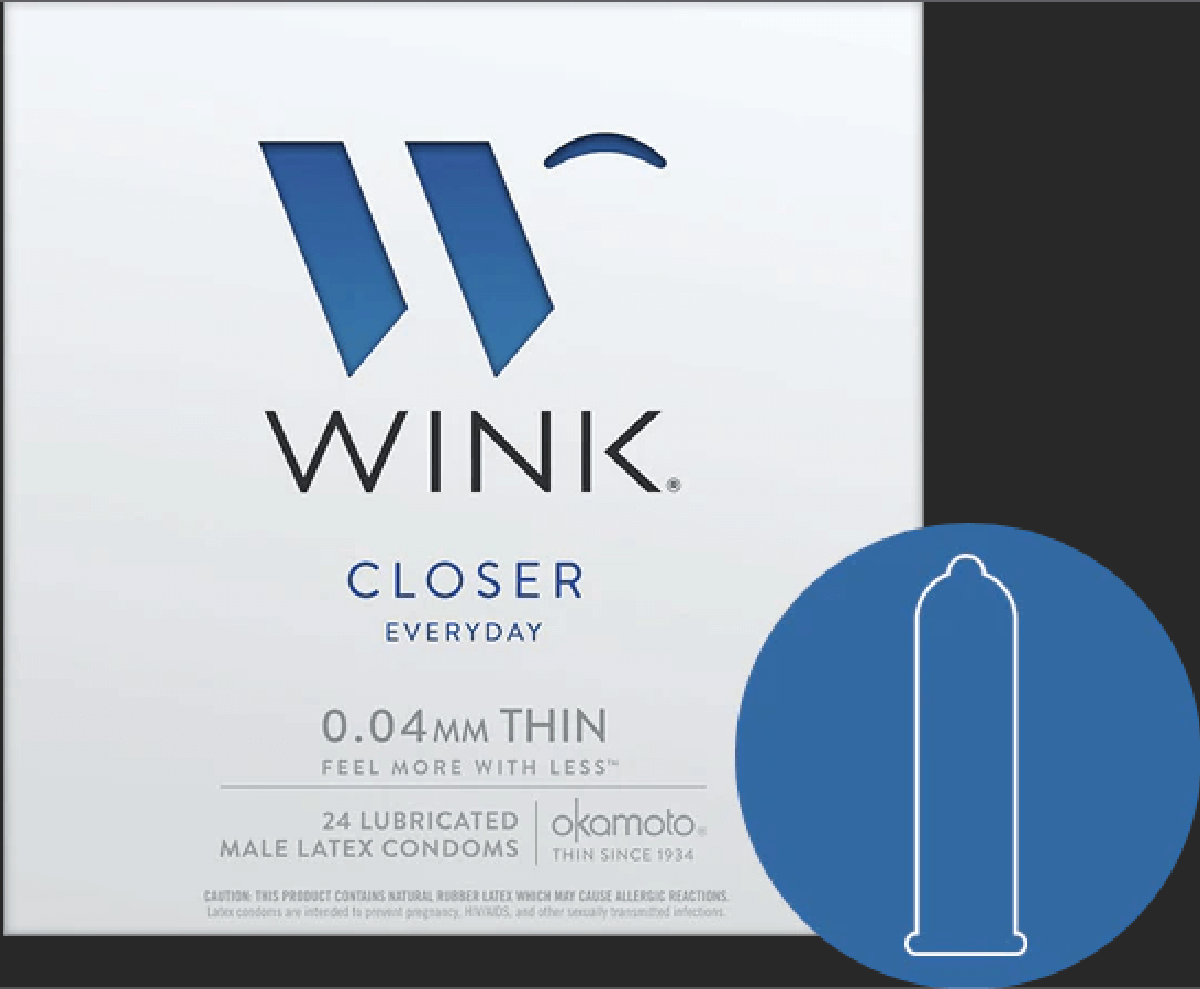 Buy Wink Closer condoms online with free shipping from Condom Depot | Private and discreet