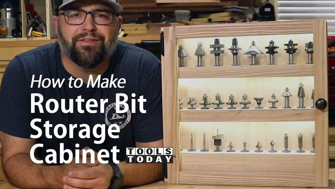 how to make a router bit storage cabinet video