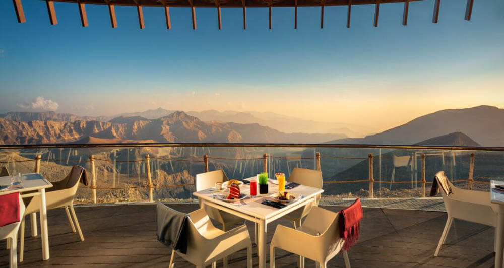 Ras Al Khaimah UAE 1484 restaurant Jebel Jais Mountains