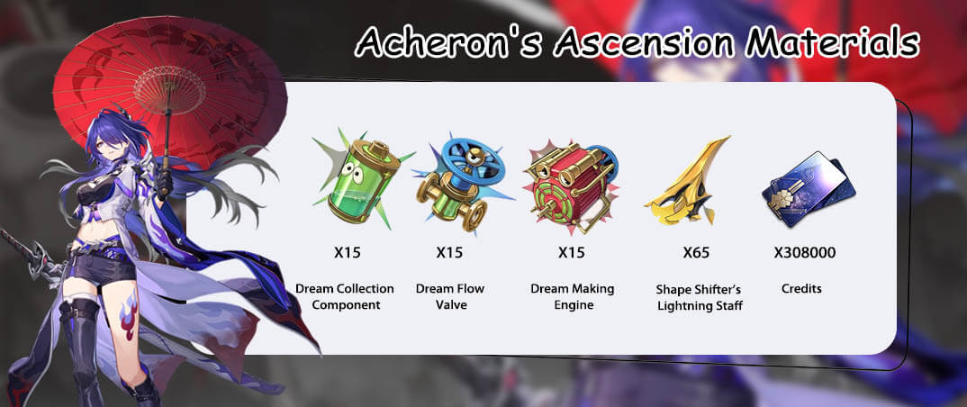 Honkai Star Rail Acheron’s Ascension Materials