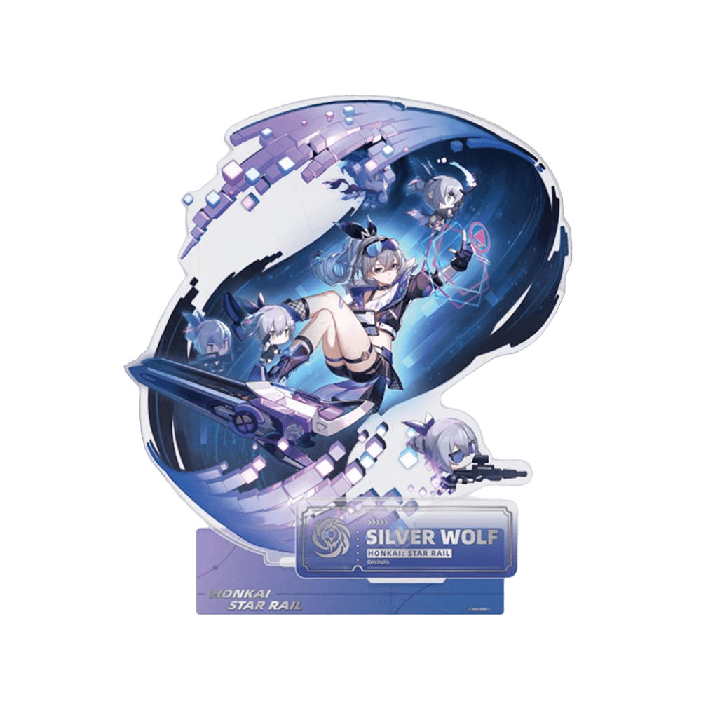 Get Silver Wolf Acrylic Stand