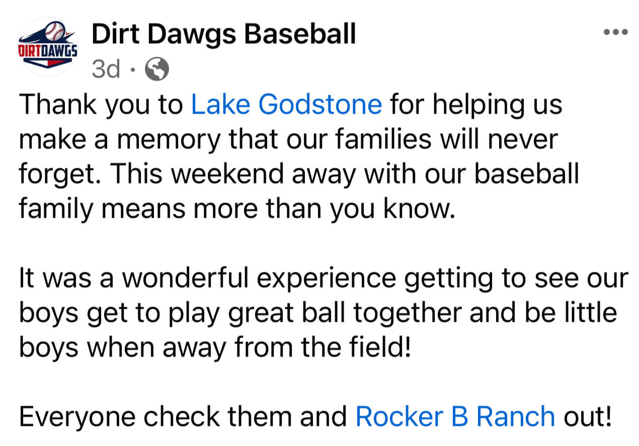 Dirt Dawgs Baseball Lake Godstone™