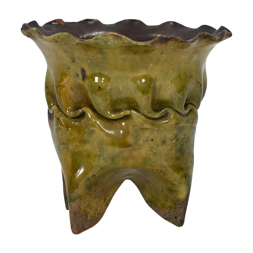 George Ohr Ceramic Vase