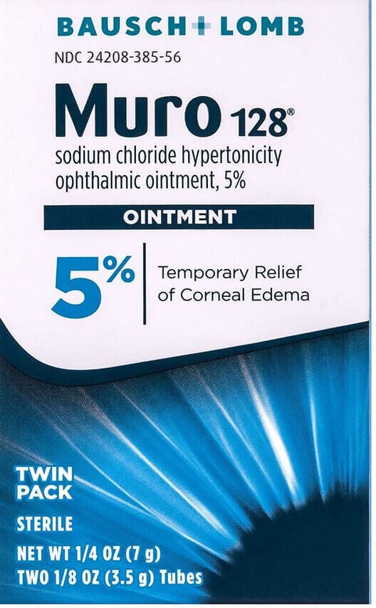 Muro 128 Sodium Chloride Hypertonicity Ophthalmic Eye Ointment 5%